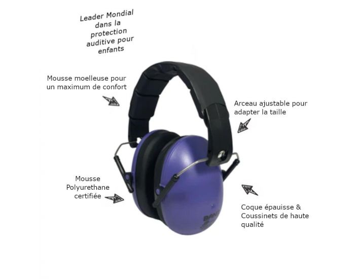 BANZ Casque Anti-Bruit Protection Auditive - Enfants - Ds 3 ans (1)