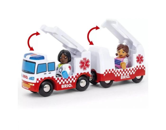 BRIO Camion Ambulance Son et Lumire - Ds 3 ans (2)