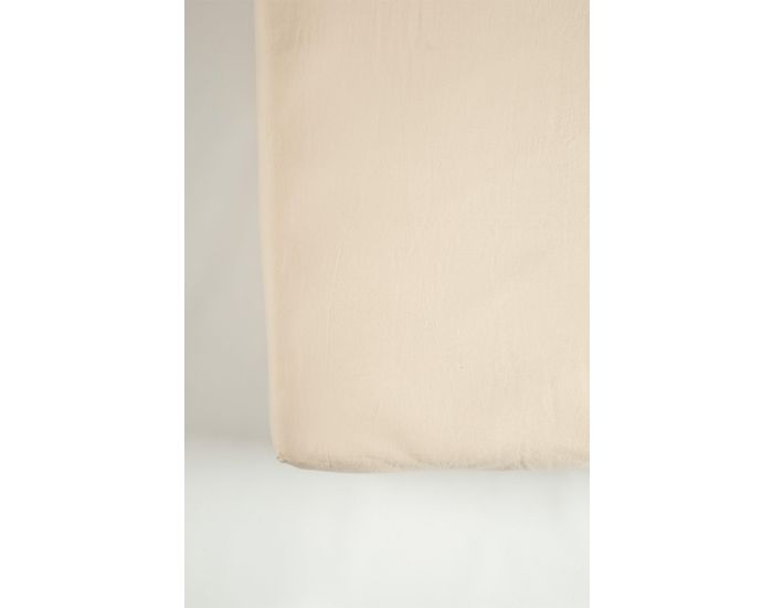 KADOLIS Drap Housse - Coton Bio - Lit 1 Personne - 80 Fils - Rose Nude (1)