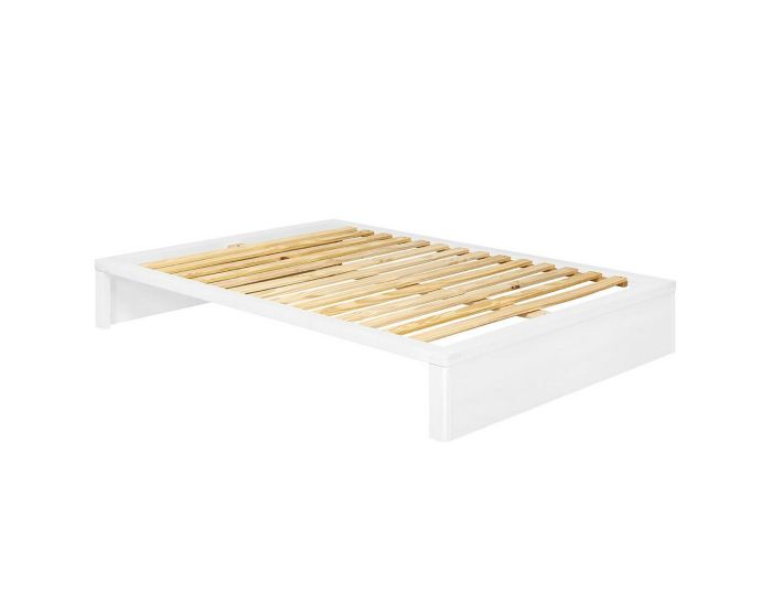 AKITEN RETAIL Pack Lit avec Tiroir et Matelas - Gaston - Blanc (1)