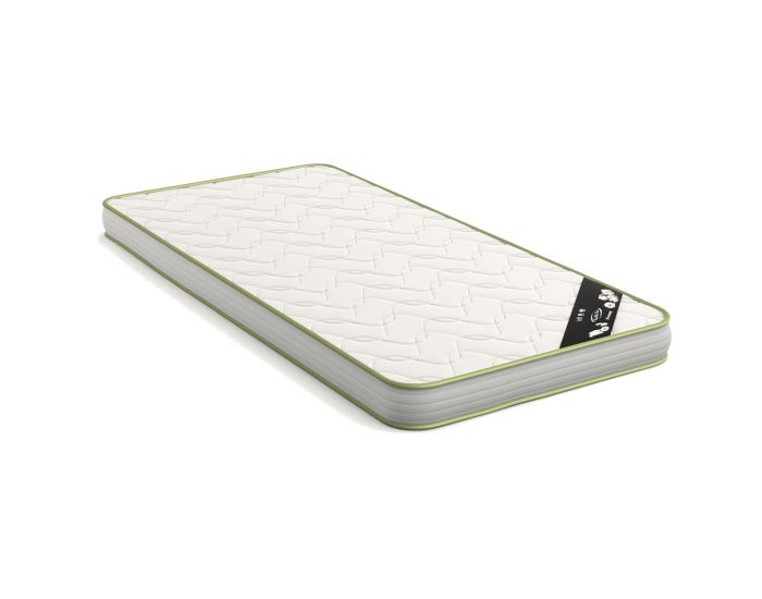 AKITEN RETAIL Pack Lit avec Matelas - Lupin - Bois - 90x190/200 cm 90x200 cm (3)