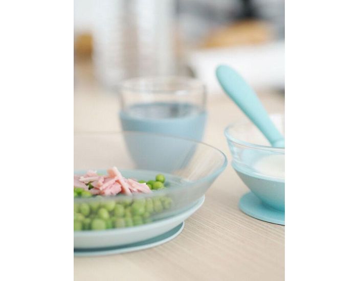 BEABA Coffret Repas en Verre / Silicone Jungle (4)