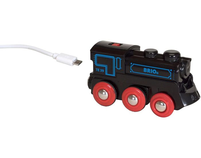 BRIO Locomotive - Rechargeable avec Mini Cble - Ds 3 ans  (3)