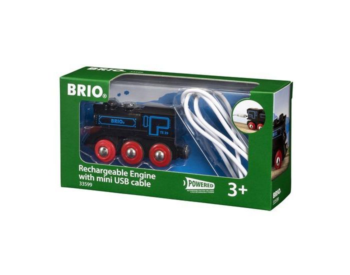 BRIO Locomotive - Rechargeable avec Mini Cble - Ds 3 ans  (5)