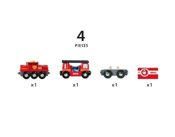 BRIO Train des Pompiers - Ds 3 ans (3)