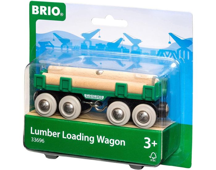 BRIO Wagon Convoyeur de Bois - Ds 3 ans (1)