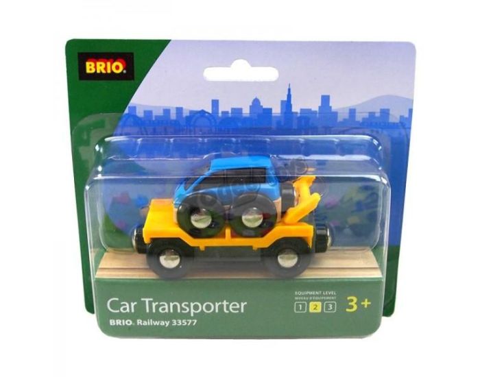 BRIO Wagon Transport de Voiture Bleu - Ds 3 ans (3)