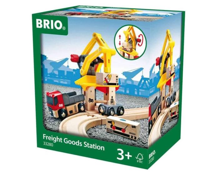 BRIO Grue de Chargement de Marchandises - Ds 3 ans (1)