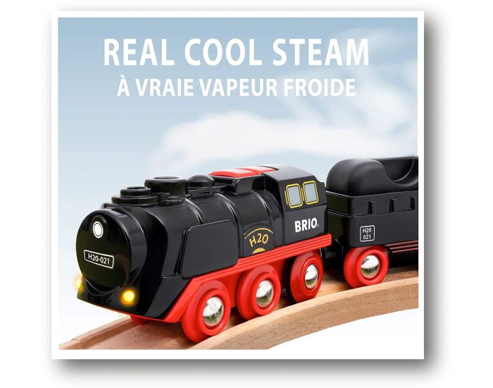 BRIO Locomotive  Piles  Vapeur - Ds 3 ans (3)