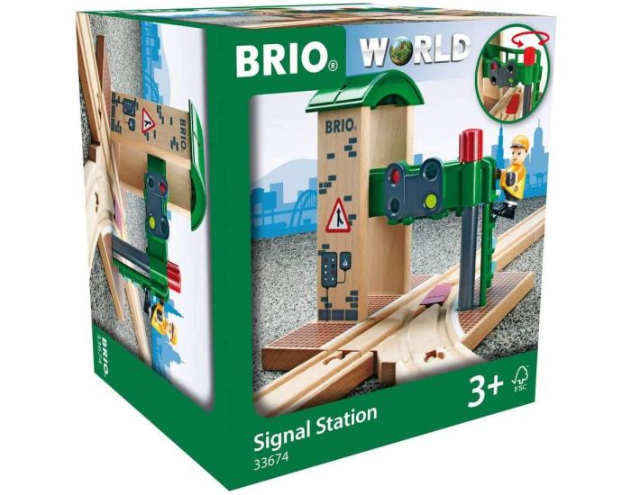 BRIO Station de Contrle et d'Aiguillage - Ds 3 ans (2)