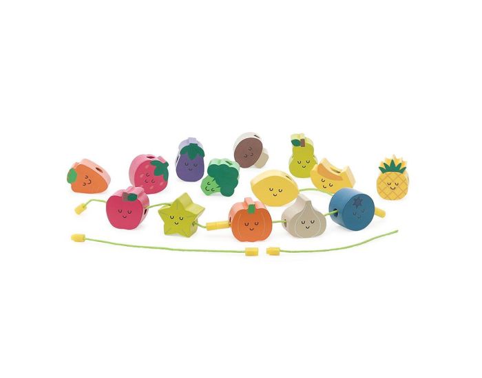 VILAC Perles en Bois - Tutti Frutti - Ds 18 mois (2)