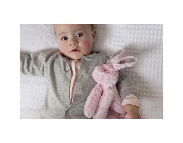 HAPPY HORSE Doudou Peluche Lapin Rivoli - Rose - 26 cm - Ds 12 mois  (1)