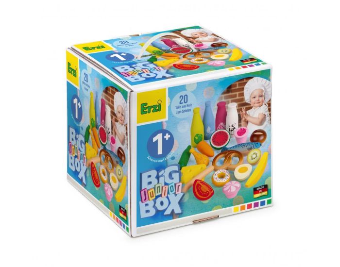 ERZI Big Box Junior - 20 Aliments en Bois - Ds 12 mois (2)