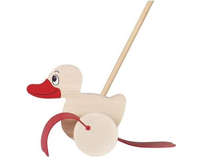 GOKI Canard  Pousser en Bois - Ds 12 mois (1)