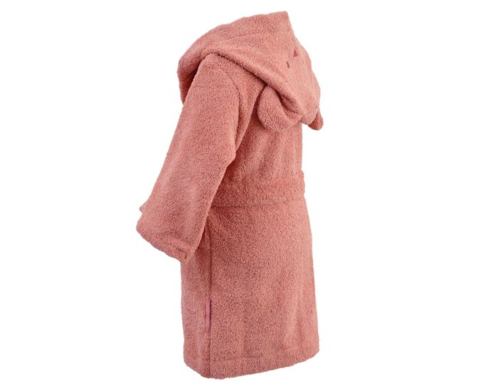 LITTLE CREVETTE Peignoir Enfant - Ourson - Bois de Rose (2)