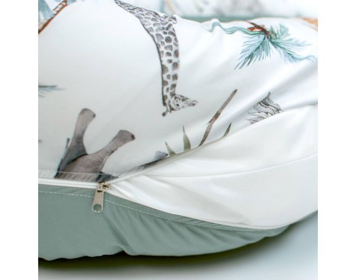 SEVIRA KIDS Housse pour Coussin d'Allaitement Ergonomique - Safari (1)