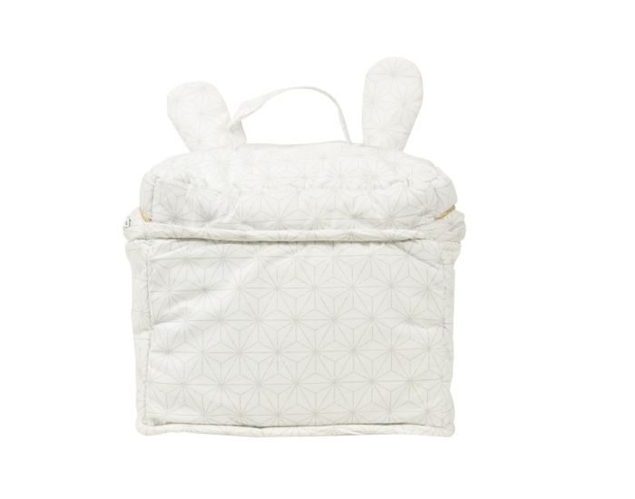 LITTLE CREVETTE Trousse de Toilette - Lapin Pompom (2)