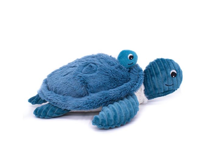 LES DGLINGOS Peluche Maman Bb Tortue - Bleu - Ds 12 mois (2)