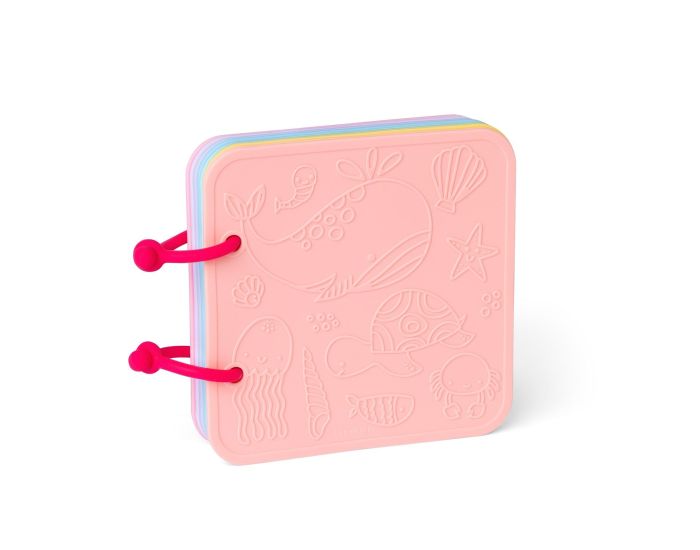 LITTLE L Livre de Bain en Silicone - Rose - Ds 12 mois (1)