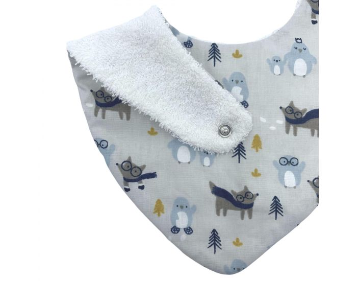 MON JOLI BAVOIR Bavoir Bandana - Animaux Polaires (2)