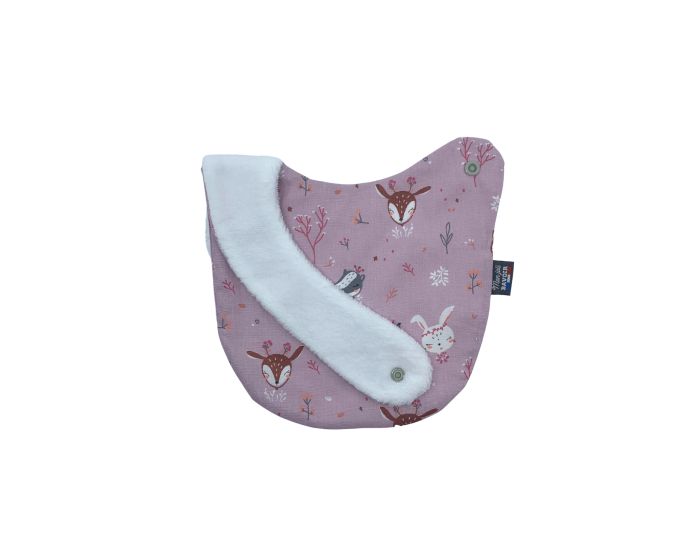  MON JOLI BAVOIR Lot Bavoir Nourrisson, Protge Epaule & Lingettes - Animaux - Rose (6)