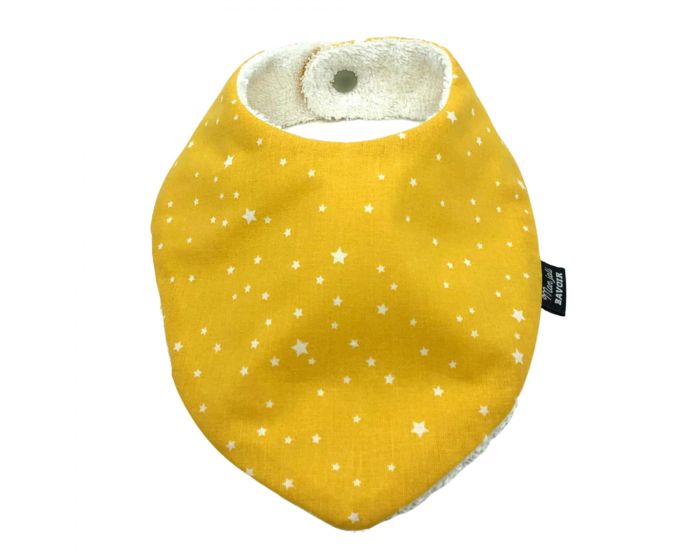 MON JOLI BAVOIR Bavoir Bandana - Etoiles - Jaune (1)