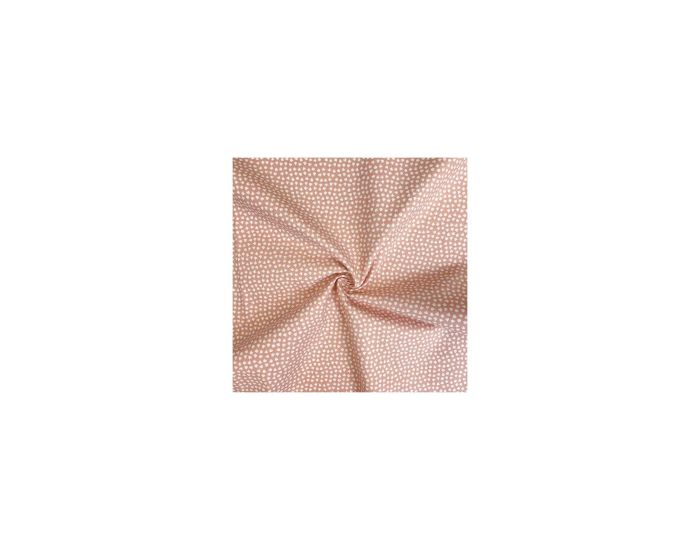 MON JOLI BAVOIR Bavoir Bandana - Petites Feuilles - Rose (4)