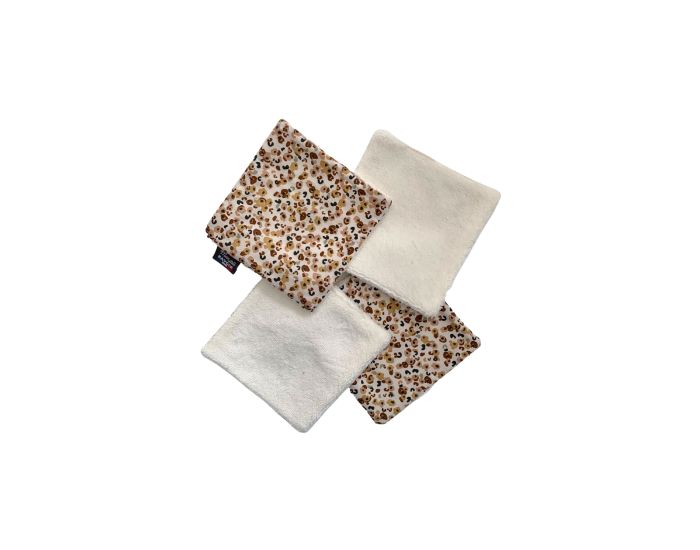  MON JOLI BAVOIR Lot Bavoir Nourrisson, Protge Epaule & Lingettes - Mini Lopard (4)