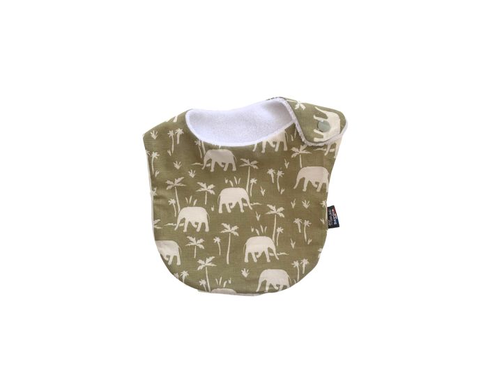 MON JOLI BAVOIR Lot Bavoir Nourrisson & Lingettes - Elphants (1)