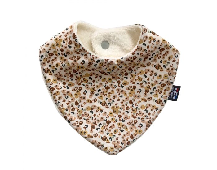 MON JOLI BAVOIR Bavoir Bandana - Mini Lopard (2)