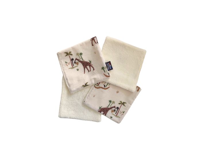 MON JOLI BAVOIR Lot Bavoir Nourrisson & Lingettes - Jungle (4)