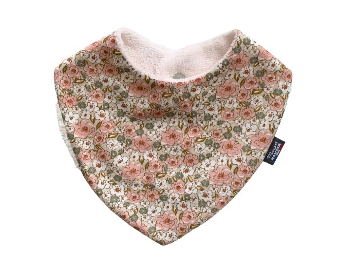 MON JOLI BAVOIR Bavoir Bandana - Fleur Kalmia (1)