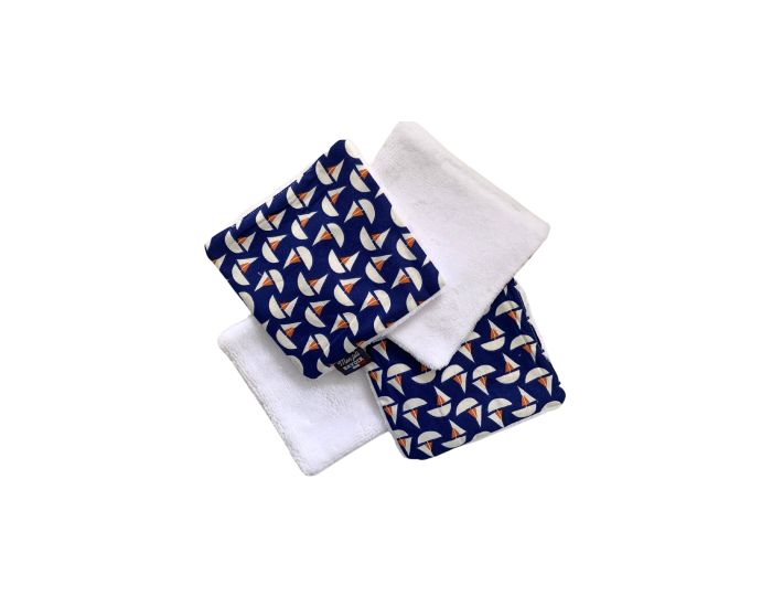 MON JOLI BAVOIR Lot Bavoir Nourrisson & Lingettes - Bateau (4)