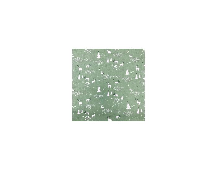 MON JOLI BAVOIR Bavoir Bandana - Animaux d'Hiver - Vert (7)