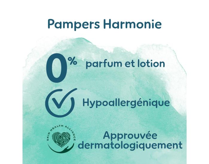 PAMPERS 4 x 29 Couches Harmonie Taille 2  - 4  8 kg (3)