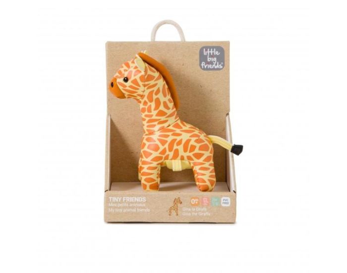 LITTLE BIG FRIENDS Hochet Tiny - Gina la Girafe - Ds la naissance (2)