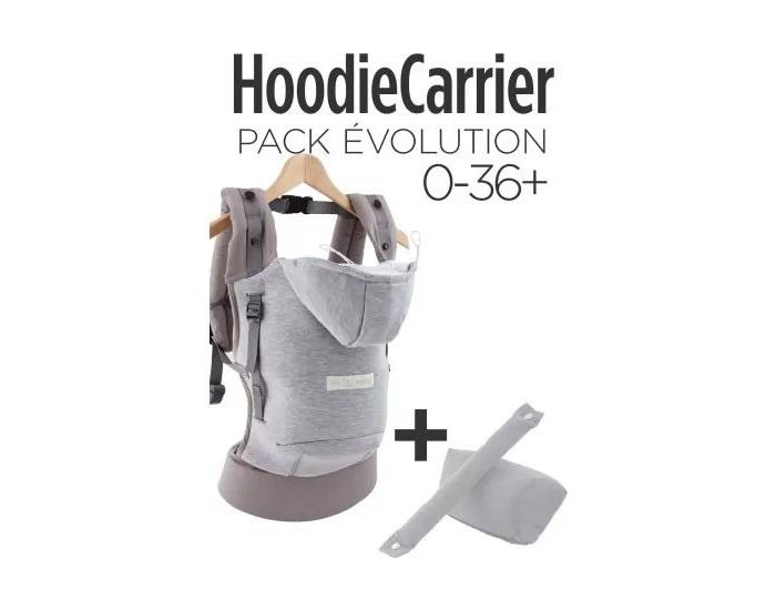 LOVE RADIUS Pack Evolution Porte Bb - HoodieCarrier (1)