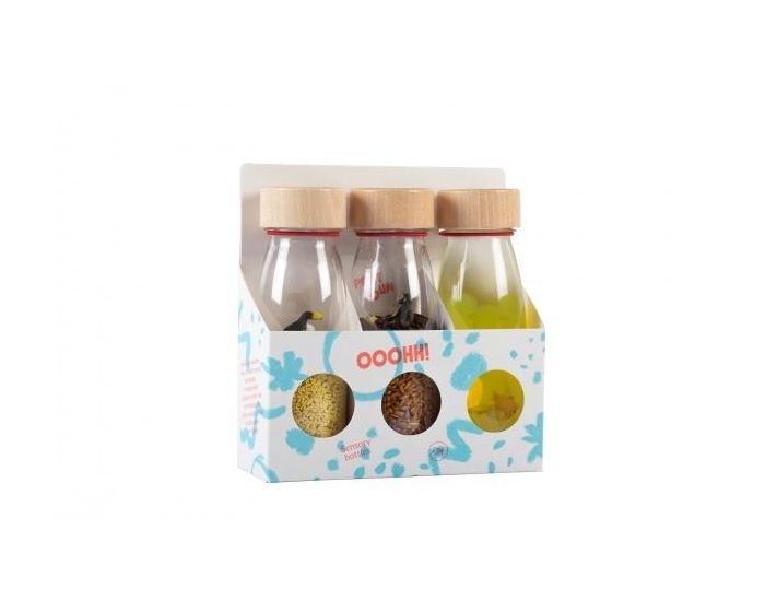 PETIT BOUM Lot de 3 Bouteilles Sensorielles - Tropiques - Ds 3 mois  (1)