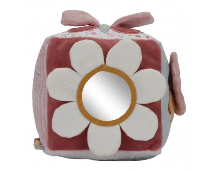 LITTLE DUTCH Cube d'Activits Doux - Flowers & Butterflies - Ds la naissance  (2)