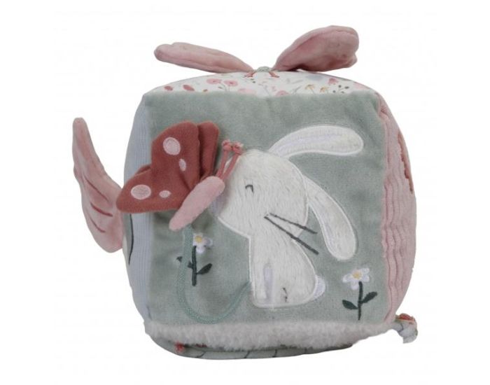 LITTLE DUTCH Cube d'Activits Doux - Flowers & Butterflies - Ds la naissance  (4)