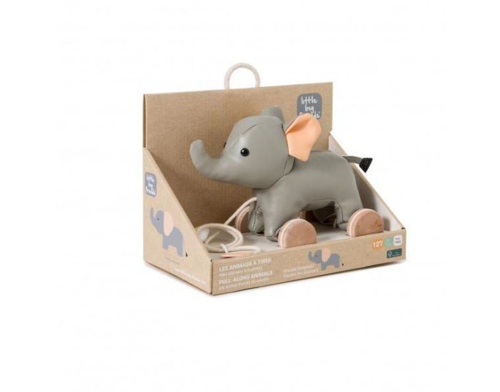 LITTLE BIG FRIENDS Jouet  Tirer - Elphant - Ds 12 mois  (3)