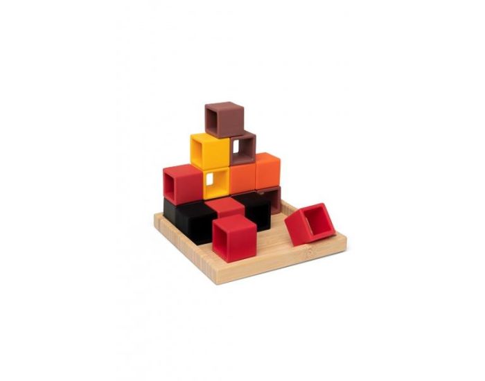 LITTLE L Blocs de Construction en Silicone Volcano - Ds 12 mois  (1)