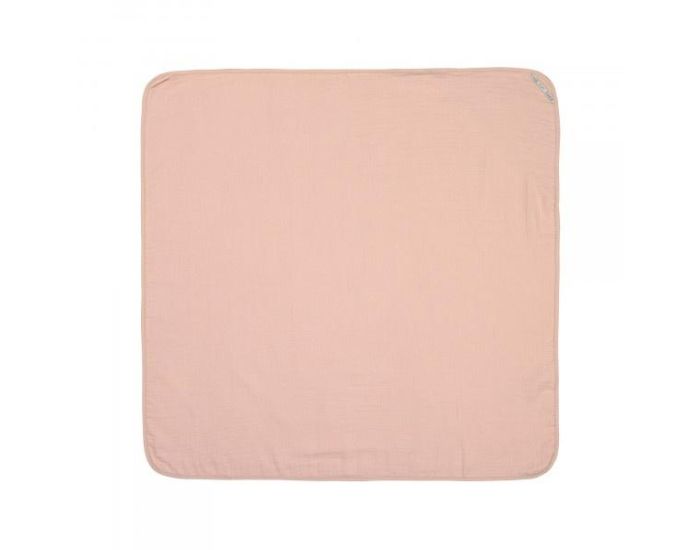 LSSIG Cape de Bain en Mousseline - Rose Poudr (1)