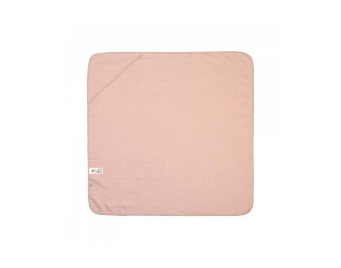 LSSIG Cape de Bain en Mousseline - Rose Poudr (2)