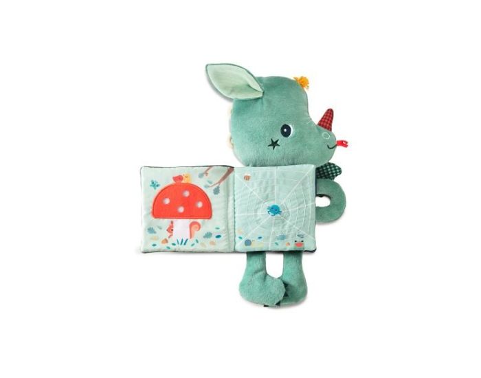 LILLIPUTIENS Livre Doudou - Joe le Dragon - Ds 6 mois (1)