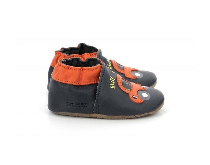 ROBEEZ Chaussons Cuir - Beep Beep (1)