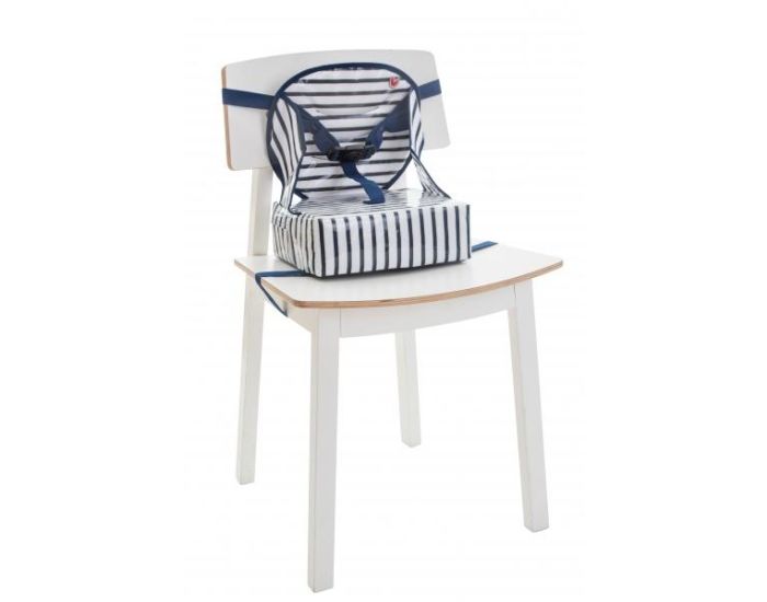 BABYTOLOVE Rehausseur Easy Up Blue Stripes - Ds 6 mois  (2)