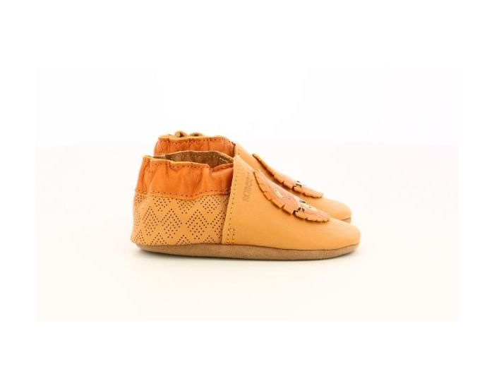 ROBEEZ Chaussons Cuir Grooar - Camel (1)