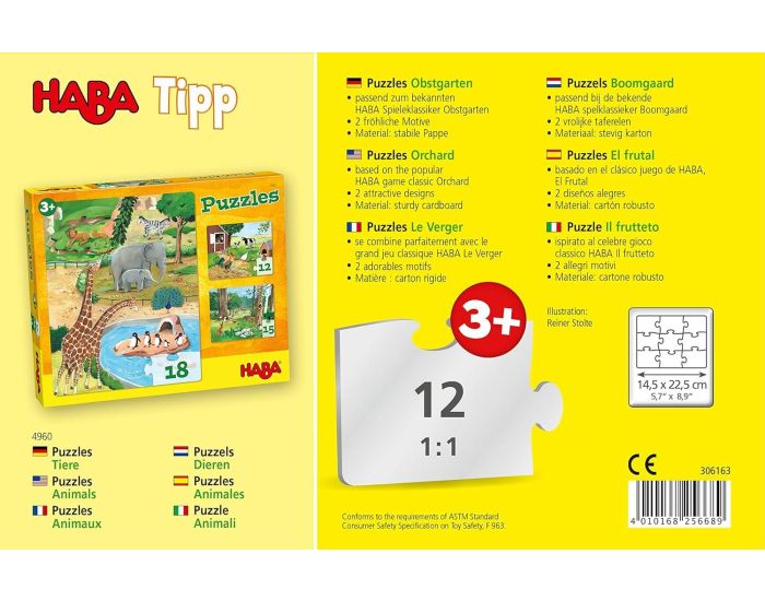 HABA Puzzles Le Verger - Ds 3 ans  (3)