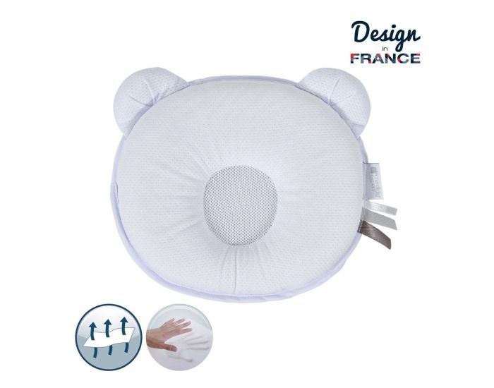 CANDIDE Coussin Cale Tte Bb P'tit Panda Air+ - Blanc  (1)